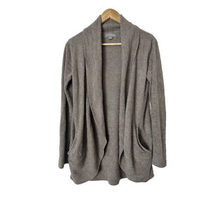 Barefoot Dreams Cozychic Lite Cardigan Wrap Women’s Size X-Small Brown Soft Cozy